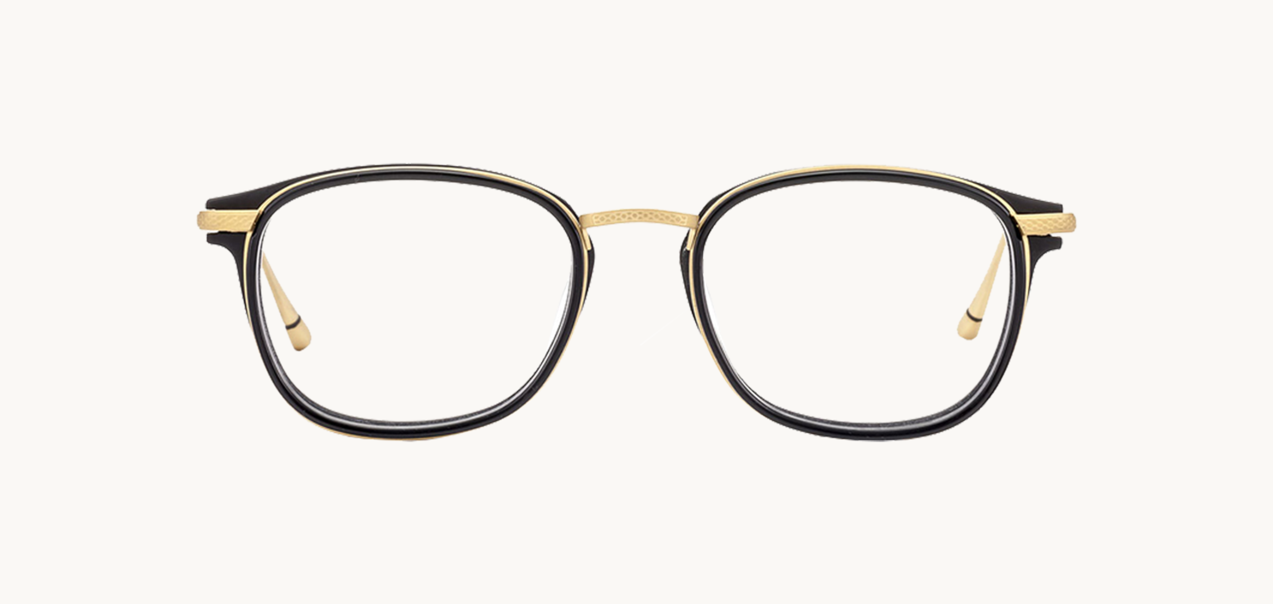 Lunettes de vue YORKVI - , Etnia Barcelona, Carrée , de couleur Noir Dorée.