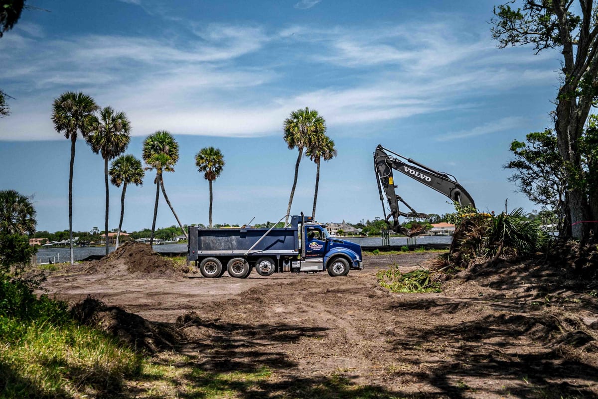 Gator Creek Operations heavy equipment working a Florida site