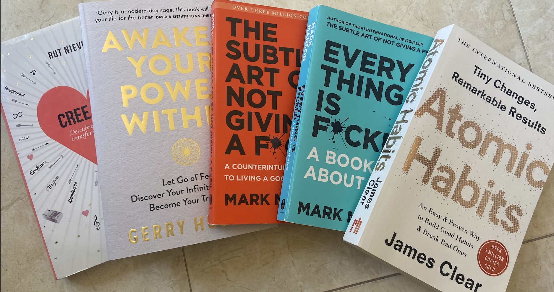 collection of inspiring books