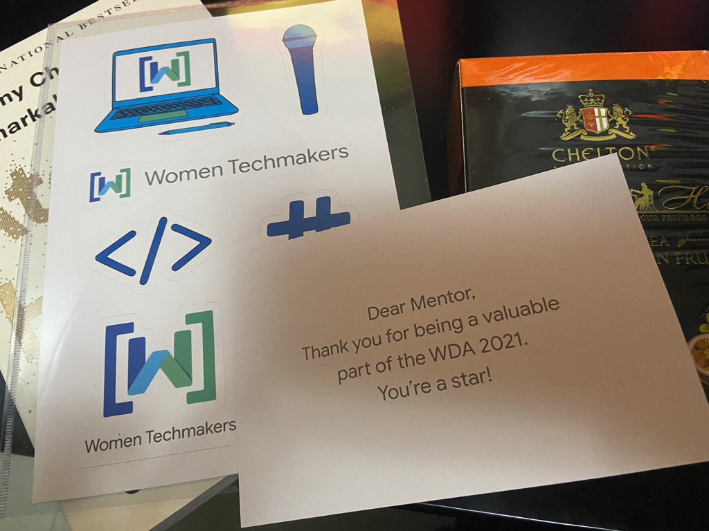 Women TechMakers thank you note