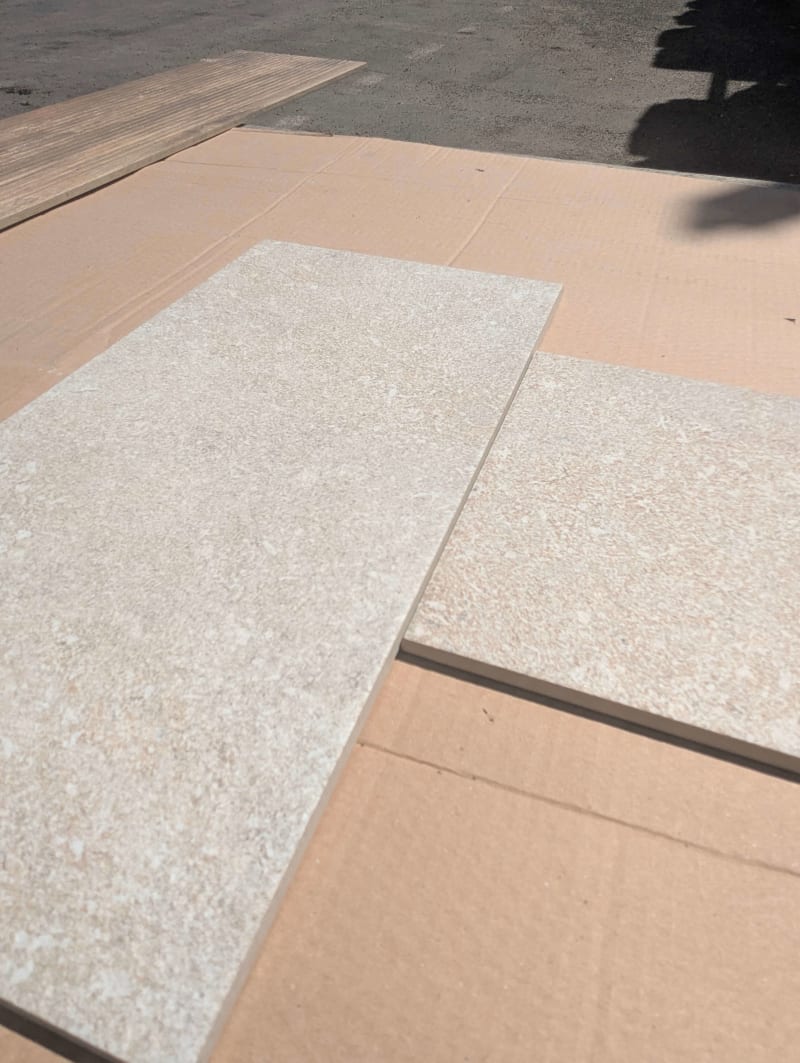 Lot de carrelage extérieur imitation Pierre