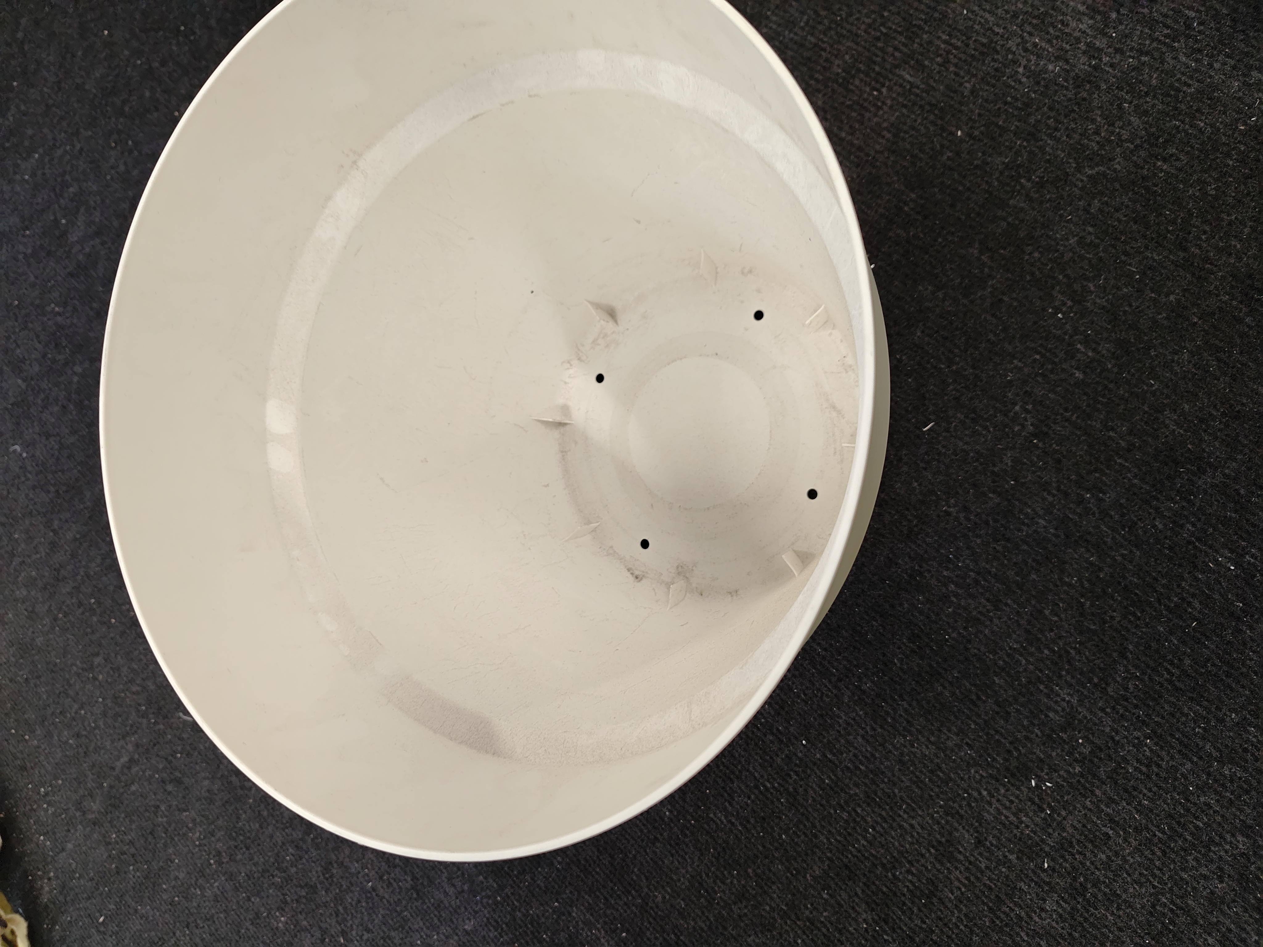 Pot rond diam 30cm Blanc 