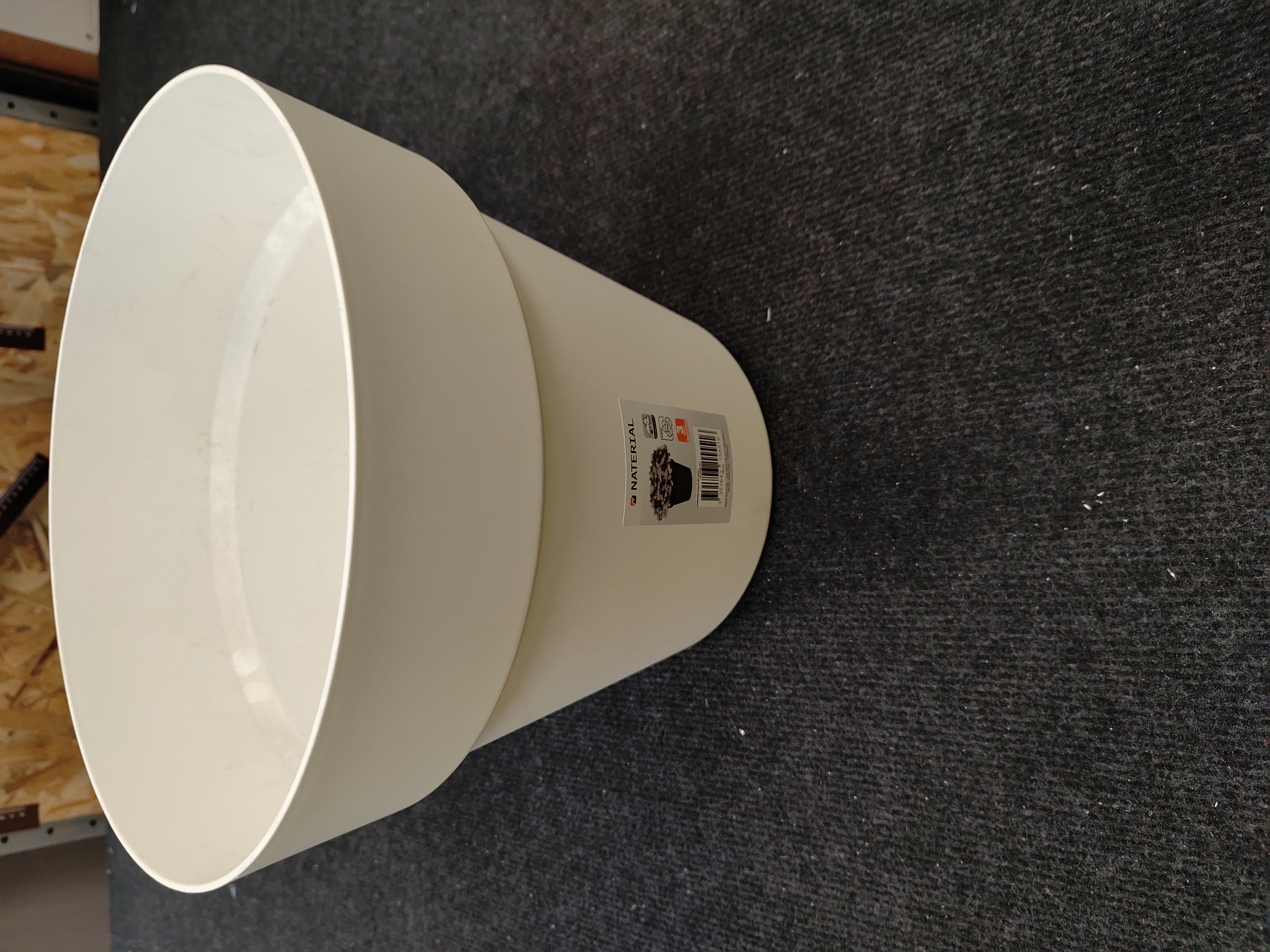 Pot rond diam 30cm Blanc 