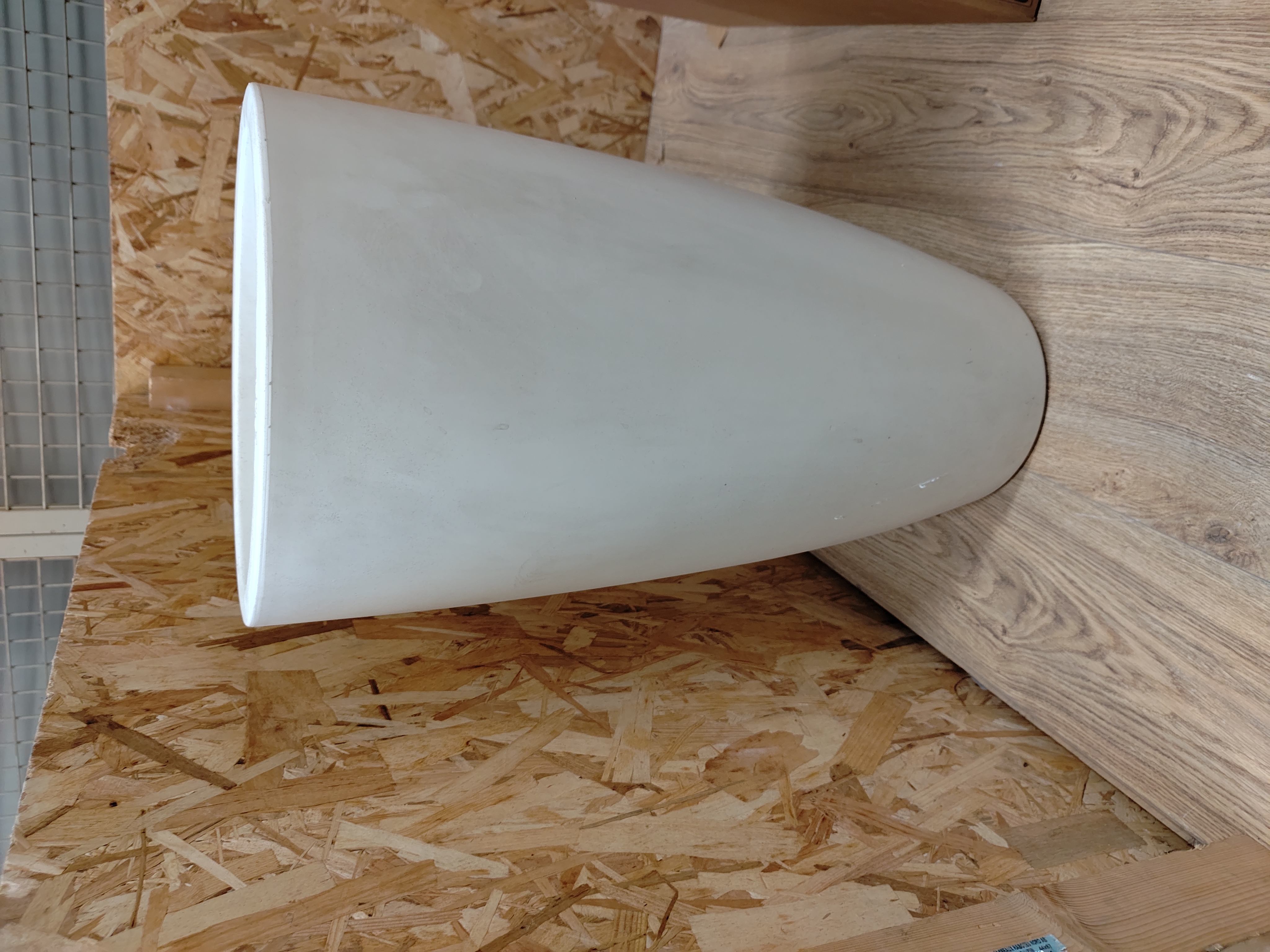 Pot ELHO ROND D35xH65 cm blanc
