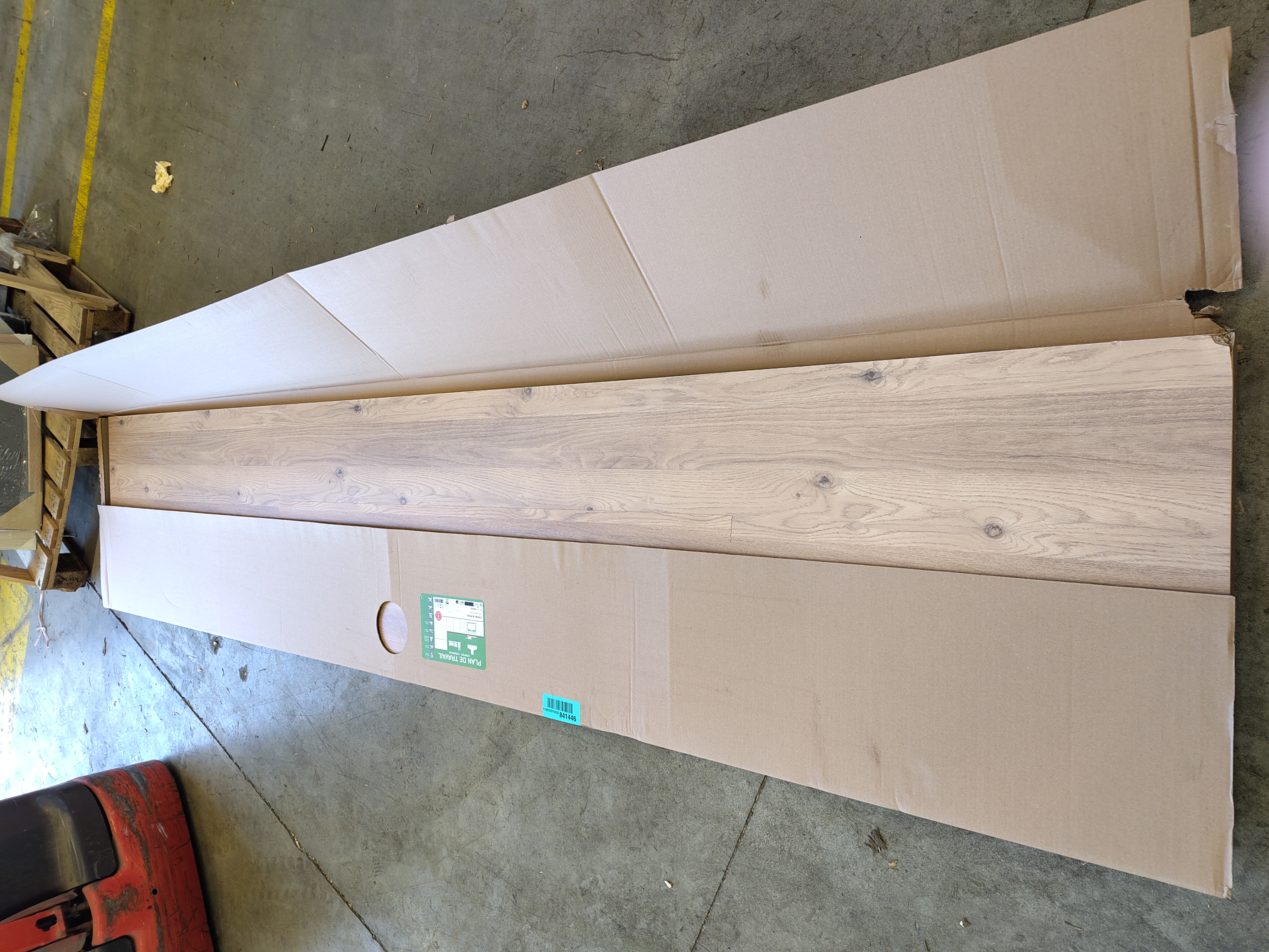PLAN TRAV CHENE BOREAL 315X65X3.8CM