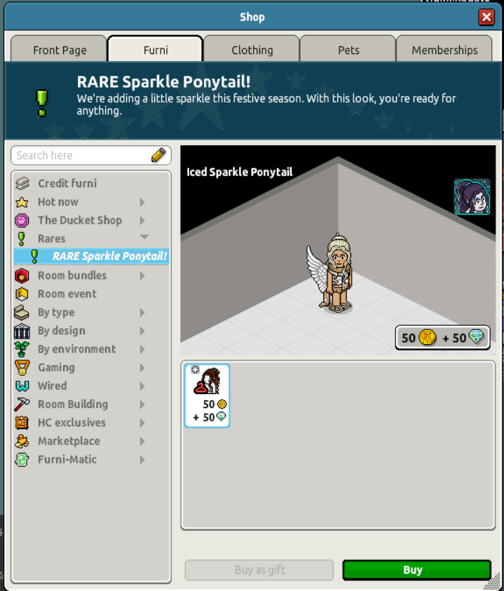 Add a little sparkle this season with this new rare hair