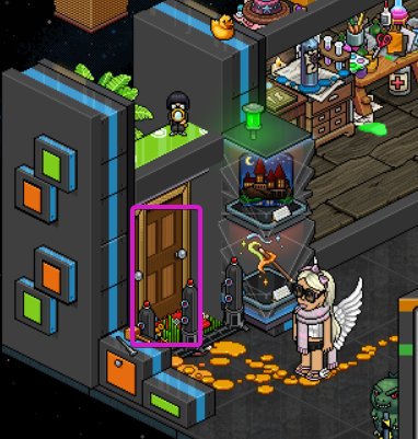 Enter the Door teleports.
