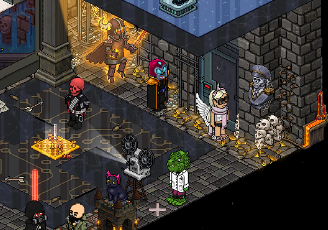 Say :task to teleport