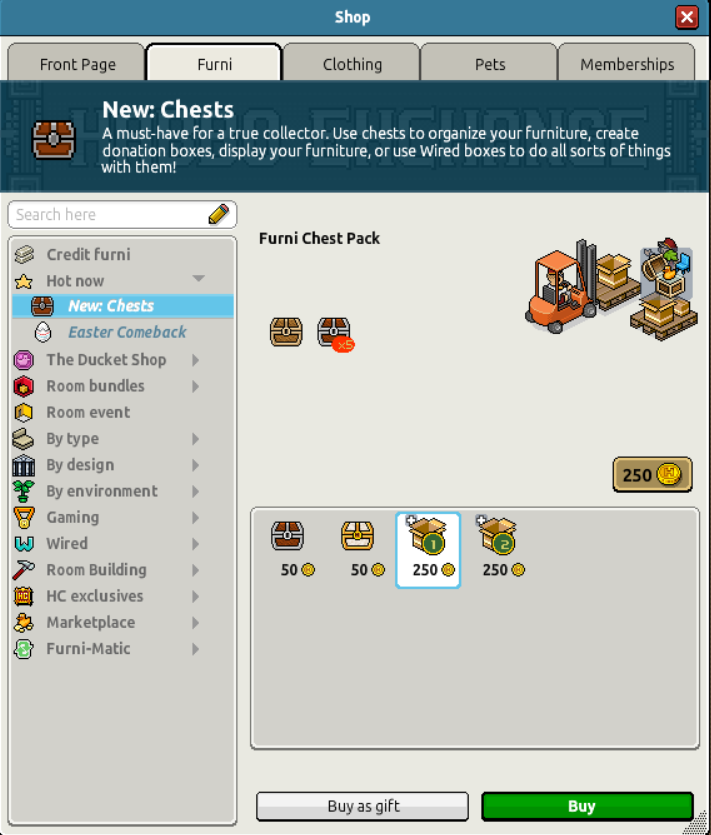 Furni Chest Pack
