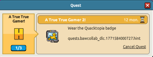 Quest 1/3