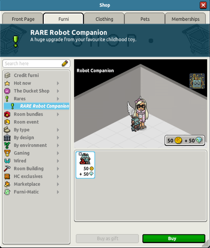 RARE Robot Companion