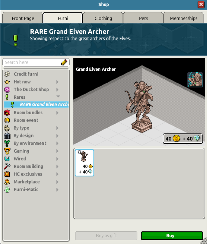 RARE Grand Elven Archer