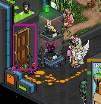 Enter the teleporter!