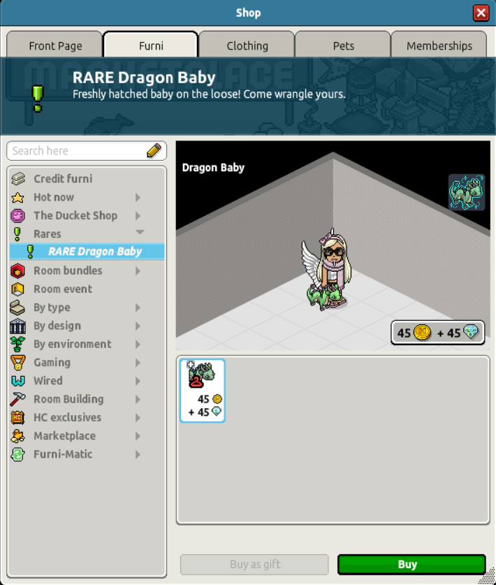RARE Dragon Baby