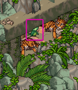 Outside the temple of the tiger room