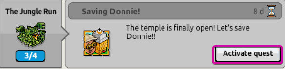 Saving Donnie Quest