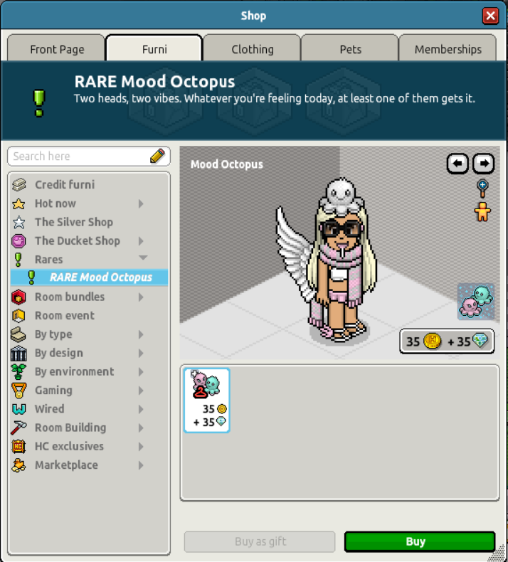 RARE Mood Octopus