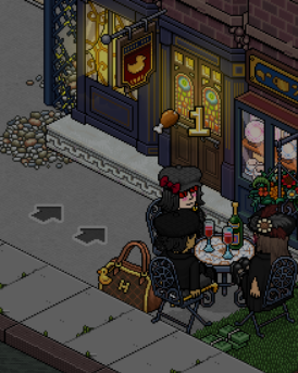 Enter the pub room
