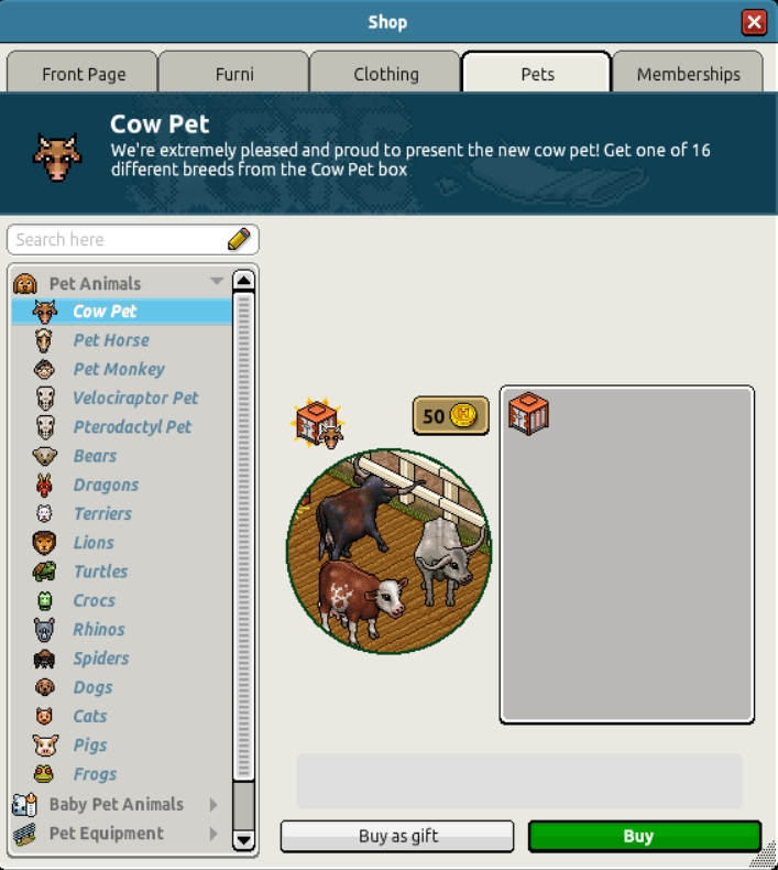 Cow Pet