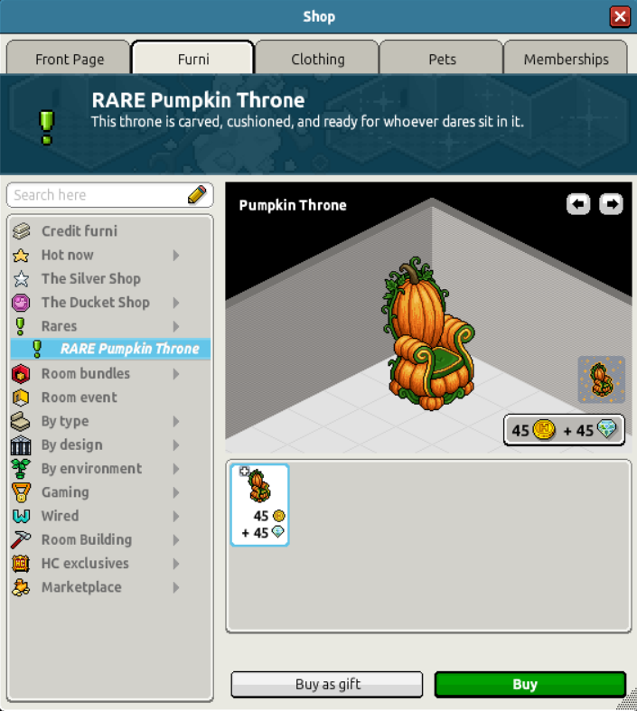 Pumpkin Throne
