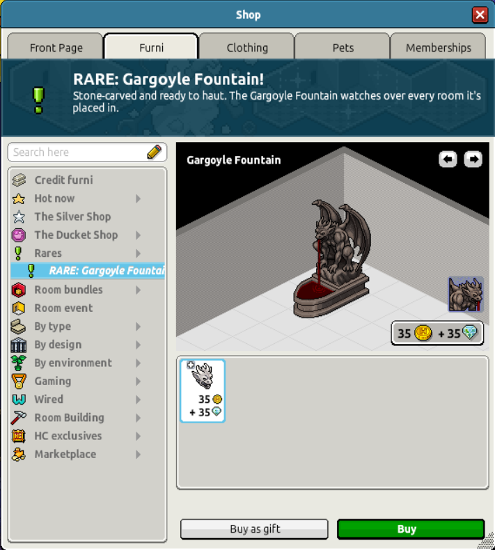 Gargoyle Fountain!