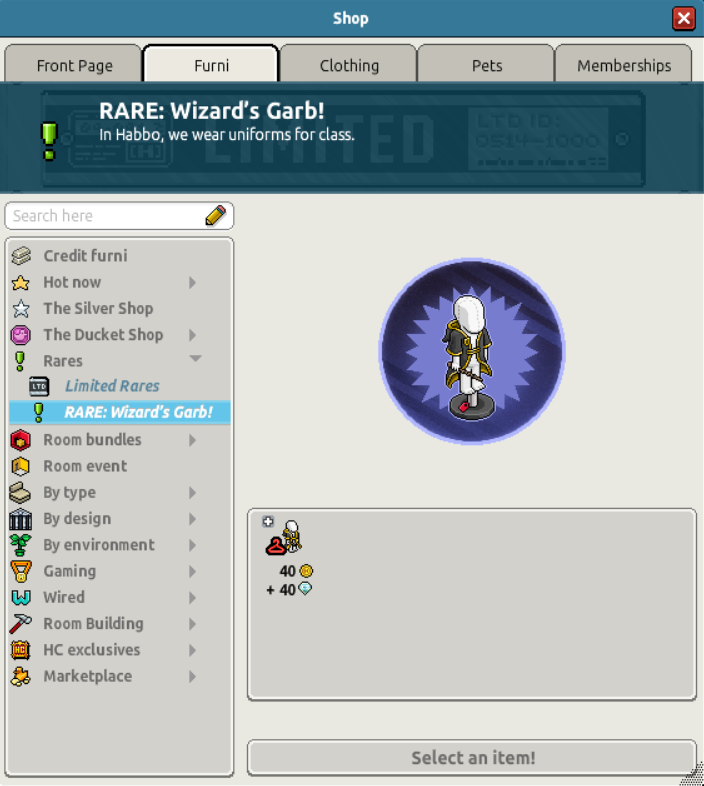 Wizard's Garb!