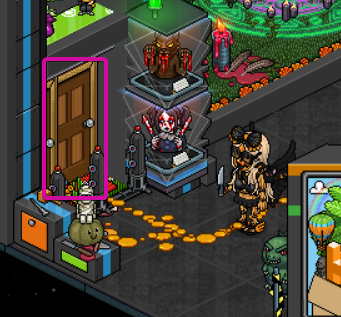Enter the teleporter