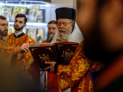 В Храме-на-Крови накануне Собора новомучеников Церкви Русской совершено архиерейское всенощное бдение