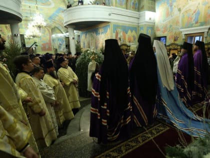 Епископ Нижнетагильский и Невьянский Феодосий принял участие в Рождественской Великой вечерне в Екатеринбурге