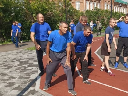 Проверка физподготовки пожарных