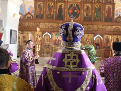 Епископ Феодосий совершил хиротонию в сан иеродиакона инока Василия (Молчанова)
