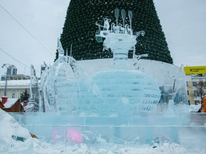 Жюри подвело итоги Международного фестиваля ледовой скульптуры