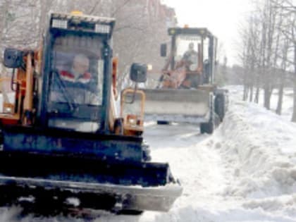 Организована патрульная чистка проезжих частей и тротуаров
