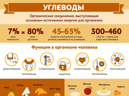 Продуктовая корзина: углеводы