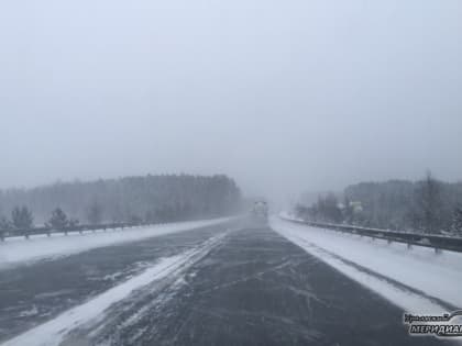 Трассу «Первоуральск – Шаля» перекрыли из-за снегопада