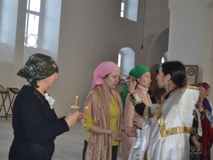 В Скорбященском женском монастыре совершили Таинство соборования