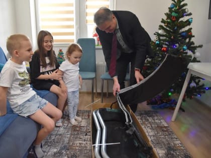 Евгений Шаповалов исполнил мечту многодетной семьи