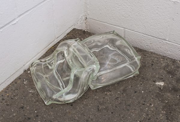 Terragni Pieces melted glass block detail