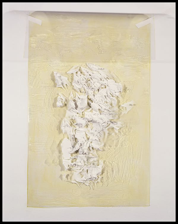 Waterfall Piece I, 2002, plastic and paint, 24"x16"x5"