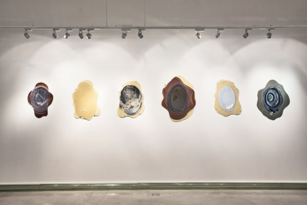 Installation view, 2020, Agnes Varis Gallery, UrbanGlass, Brooklyn, NY; photography by Blaine Davis Studio