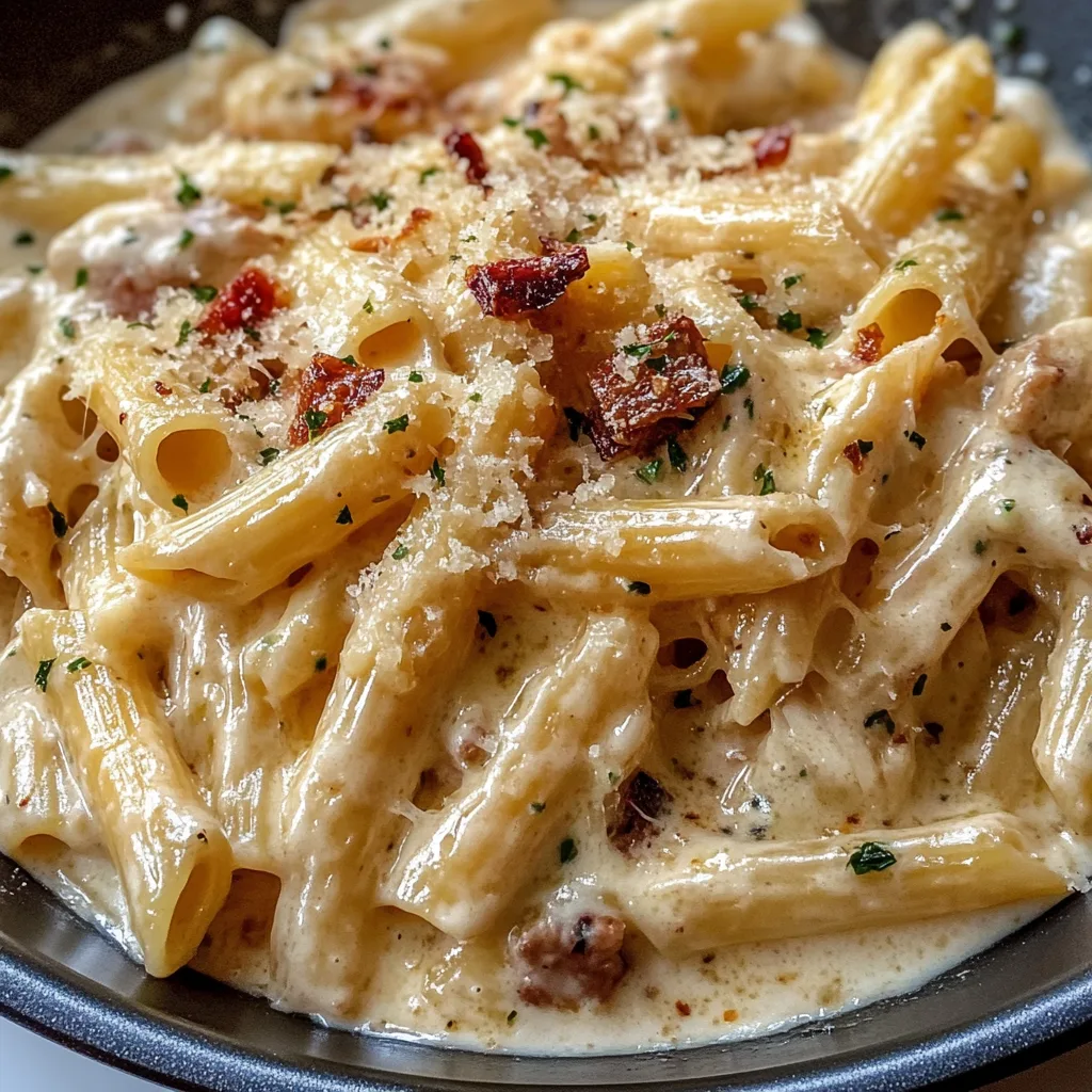 One Pot Creamy Garlic Pasta