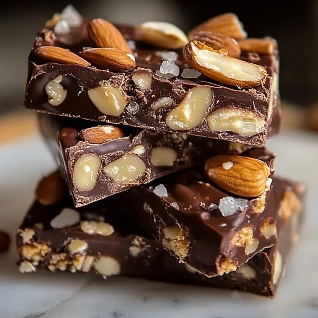 Dark Chocolate Sea Salt Nut Bars