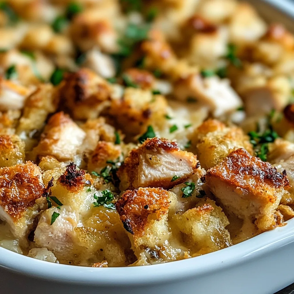 Easy Chicken & Stuffing Casserole – Comfort Food Favorite!