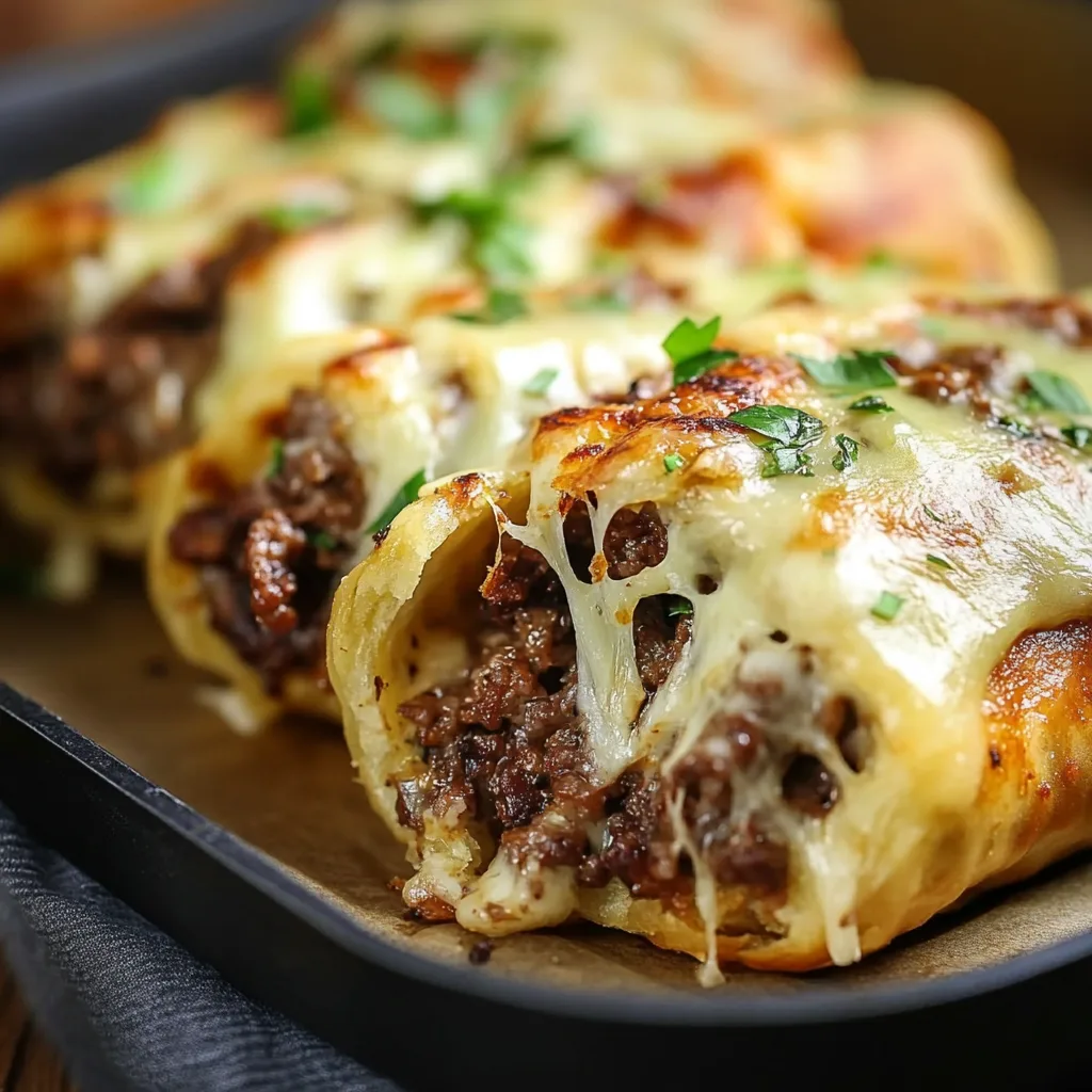 Keto Philly Cheesesteak Rolls