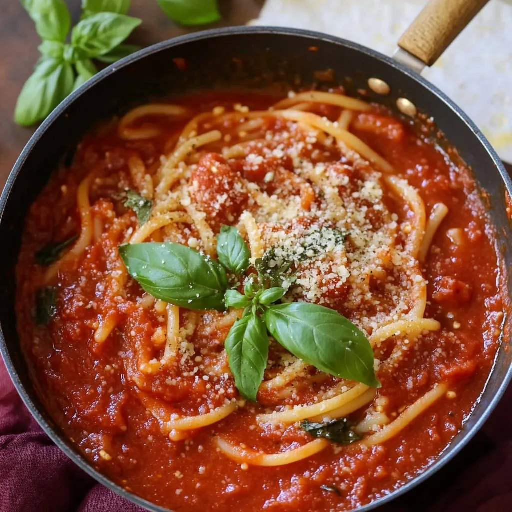 Authentic (Quick) Italian Tomato Sauce for Pasta