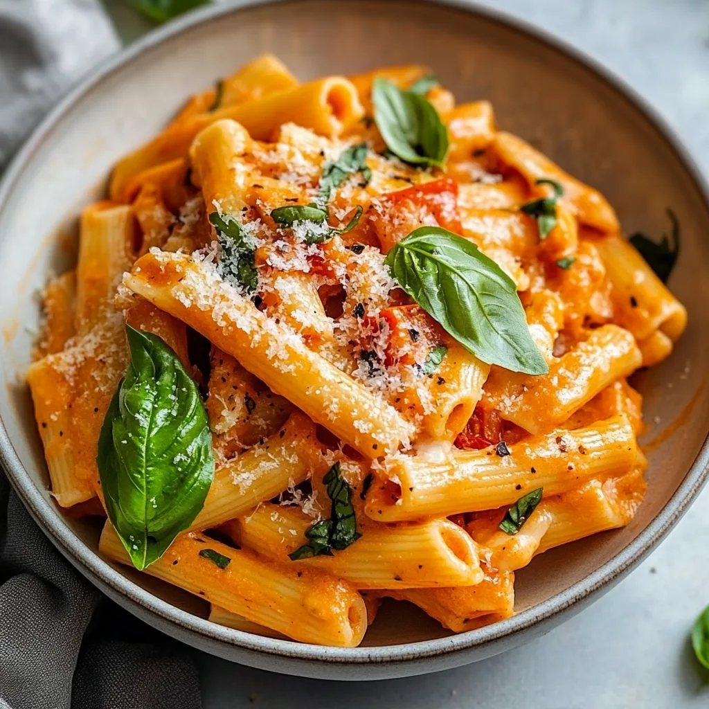 Easy One Pot Creamy Tomato Pasta