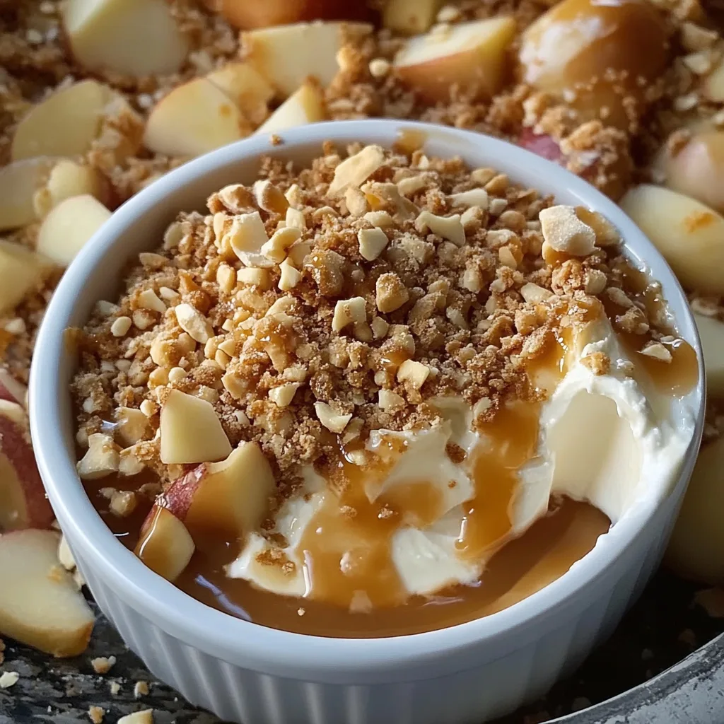 Cream Cheese Caramel Apple Dip