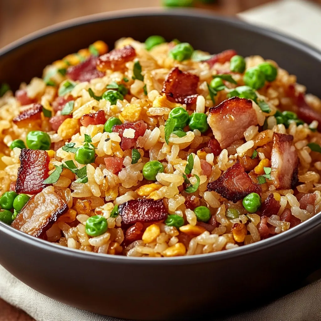 Quick and Flavorful Bacon Fried Rice