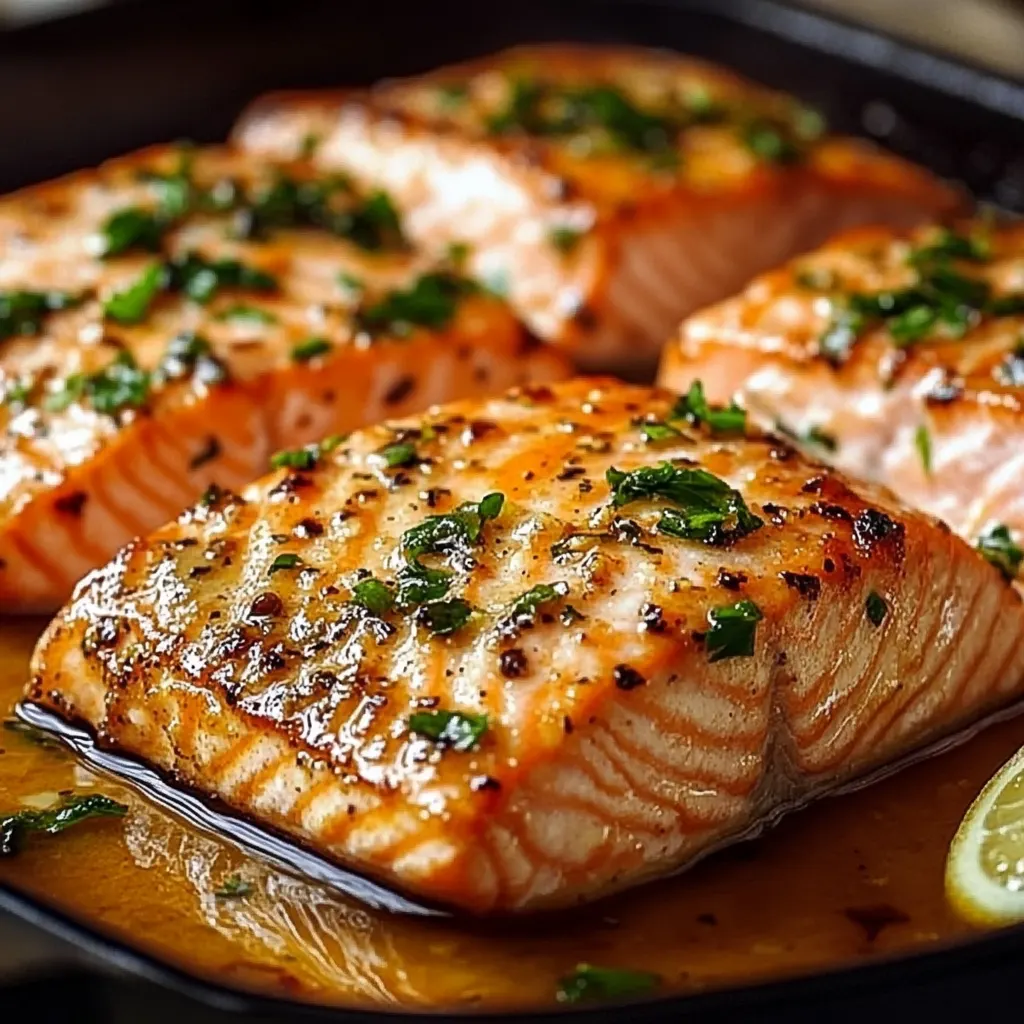 Texas Roadhouse Style Baked Salmon