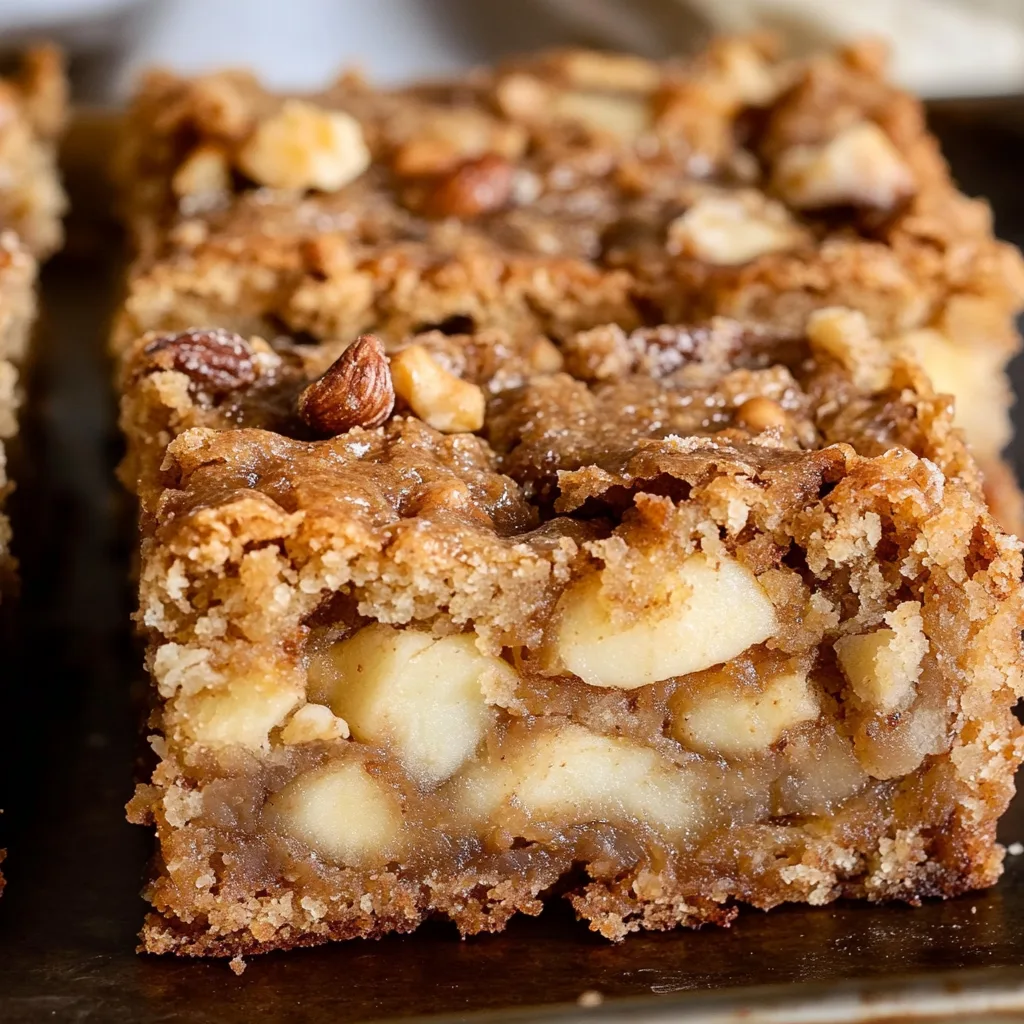 Apple Brownies (Easy Fall Dessert)